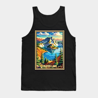 Retro Crater Lake National Park Tank Top